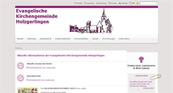 Desktop Screenshot of ev-kirche-holzgerlingen.de